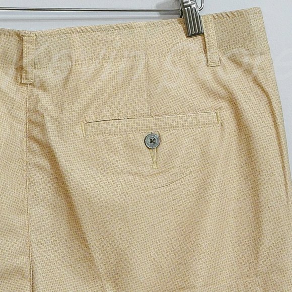 Pebble Beach Men’s Dry-Luxe Performance Shorts Yellow-gray - Picture 7 of 8